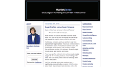 Desktop Screenshot of marketsense.appliedproductmarketing.com